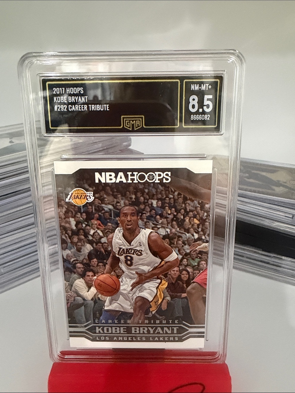 Kobe Bryant 2017 NBA Hoops - Career Tribute #292 GMA NM-MT+ 8.5